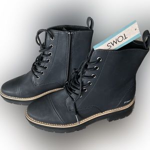 Alaya Bootie From Toms, Black, Size 7, Never Been Worn!